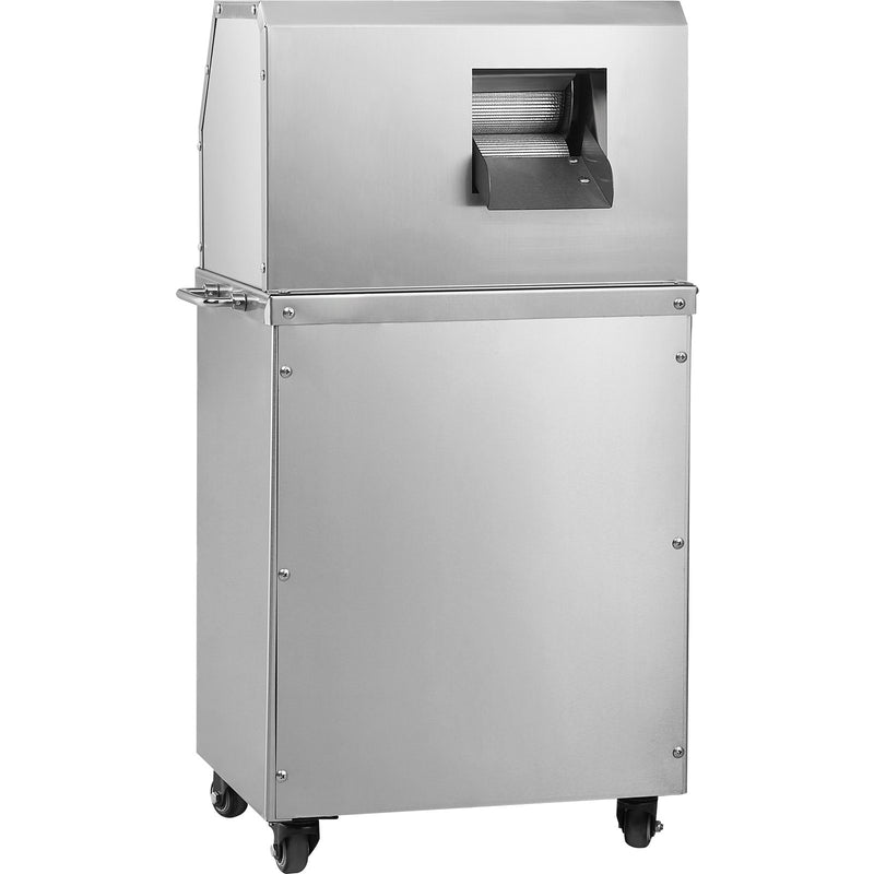 VEVOR 800W elektriskā cukurniedru sulas spiede – 300 kg/h ražība, 3 nerūsējošā tērauda ruļļi, 62 mm ieplūdes atvere