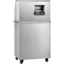 VEVOR 800W elektriskā cukurniedru sulas spiede – 300 kg/h ražība, 3 nerūsējošā tērauda ruļļi, 62 mm ieplūdes atvere