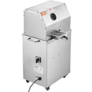 VEVOR 800W elektriskā cukurniedru sulas spiede – 300 kg/h ražība, 3 nerūsējošā tērauda ruļļi, 62 mm ieplūdes atvere