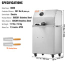 VEVOR 800W elektriskā cukurniedru sulas spiede – 300 kg/h ražība, 3 nerūsējošā tērauda ruļļi, 62 mm ieplūdes atvere