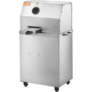 VEVOR 800W elektriskā cukurniedru sulas spiede – 300 kg/h ražība, 3 nerūsējošā tērauda ruļļi, 62 mm ieplūdes atvere