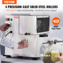 VEVOR 800W elektriskā cukurniedru spiede, 300 kg/h izeja, 4 ruļļi, 60 mm ieeja