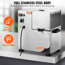 VEVOR 800W elektriskā cukurniedru spiede, 300 kg/h izeja, 4 ruļļi, 60 mm ieeja