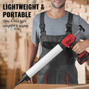 VEVOR bezvadu akumulatora hermētiķa pistole 20 V, 600 ml, ar 4 regulējamiem ātrumiem