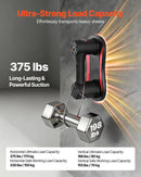 VEVOR elektriskais vakuuma piesūceknis, maksimālā celtspēja 170 kg, stikla pacēlājs ar digitālo displeju, lieljaudas piesūcekņa instruments flīžu, granīta, koka, bruģa, ģipškartona un logu celšanai