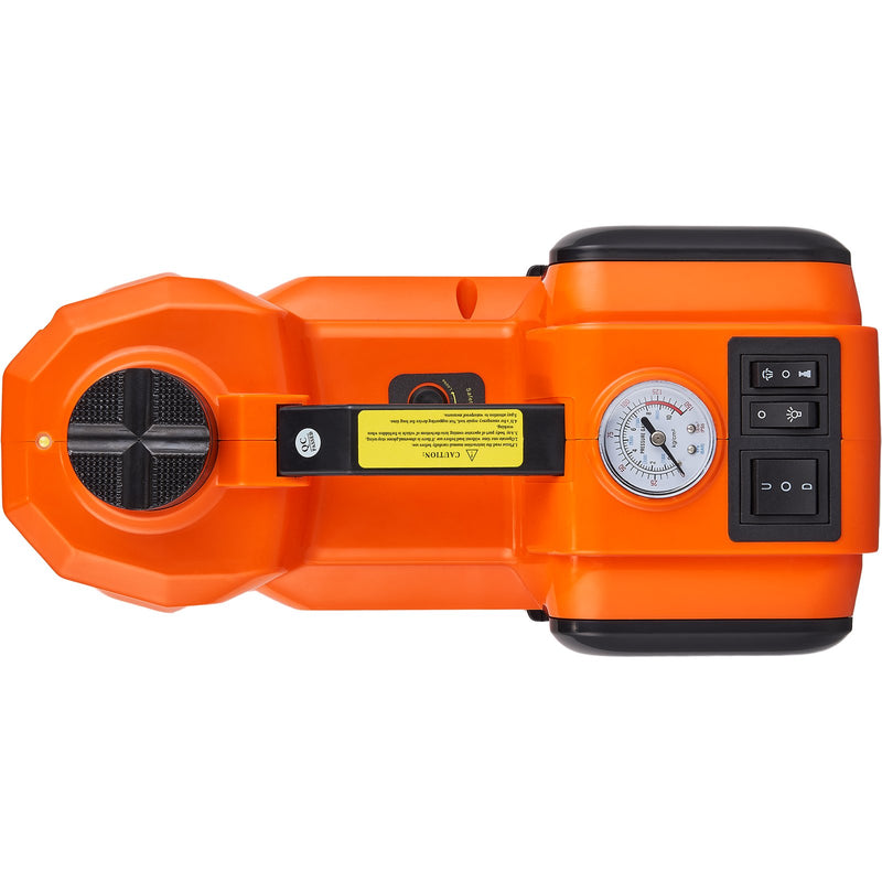 VEVOR elektriskais hidrauliskaiskais auto grīdas 5 tonnu domkrats, 12V ar iebūvētu riepu piepūšanas sūkni