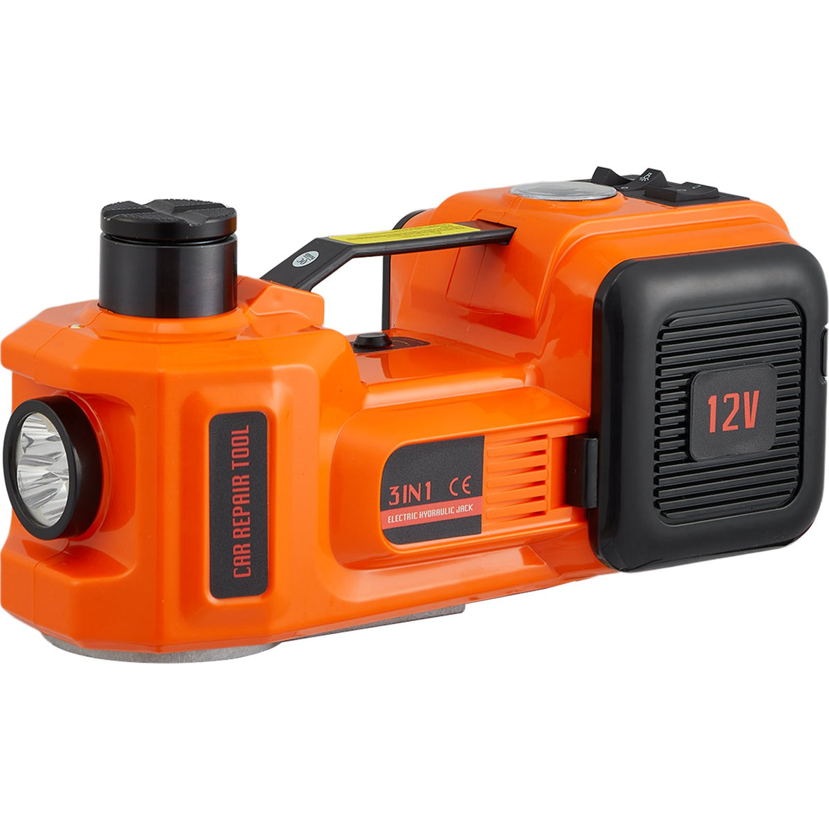 VEVOR Electric Hydraulic Car Floor Jack 5 Tonne 12V with Built-in Tyre Pump