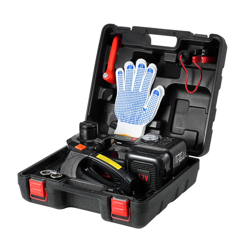 Elektriskais auto domkrats 5 t komplekts ar elektrisko triecienatslēgu