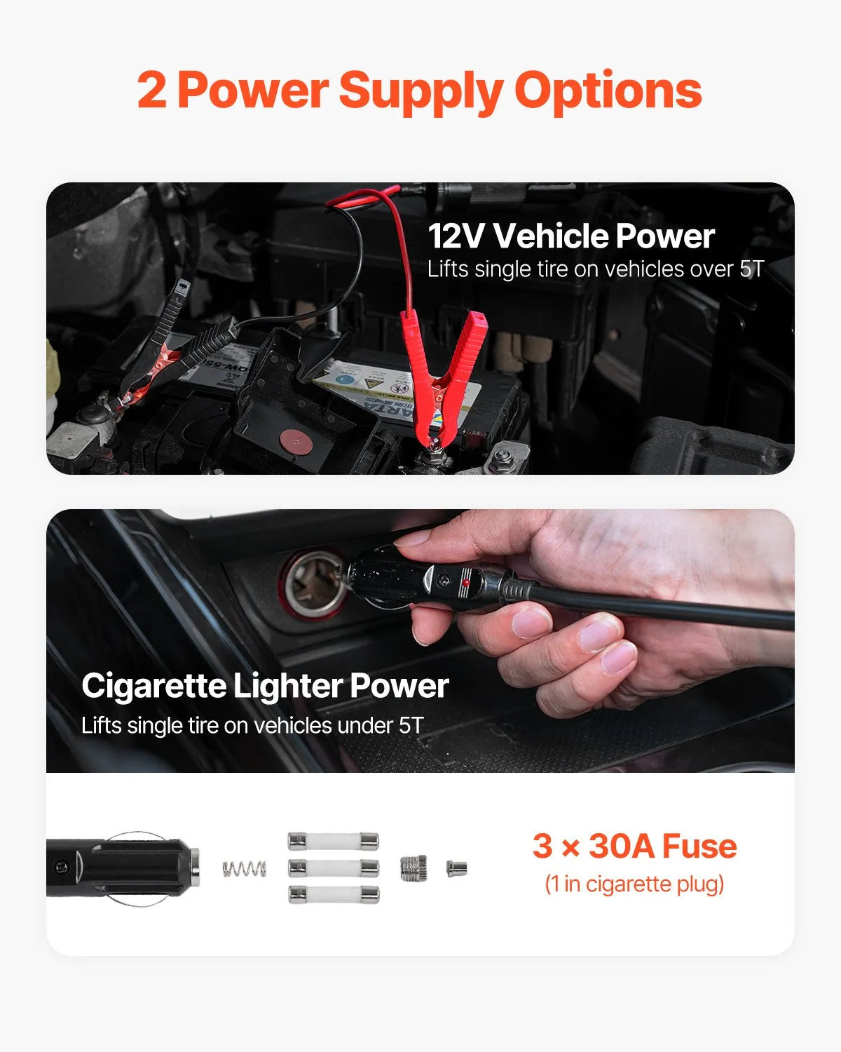 Elektriskais auto domkrats 5 t komplekts ar elektrisko triecienatslēgu