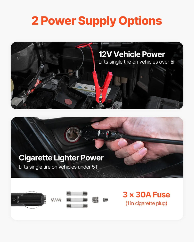Elektriskais auto domkrats 5 t komplekts ar elektrisko triecienatslēgu