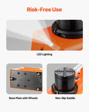 Elektriskais auto domkrats 15 t portatīvs komplekts ar LED apgaismojumu