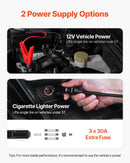 Elektriskais auto domkrats 15 t portatīvs komplekts ar LED apgaismojumu