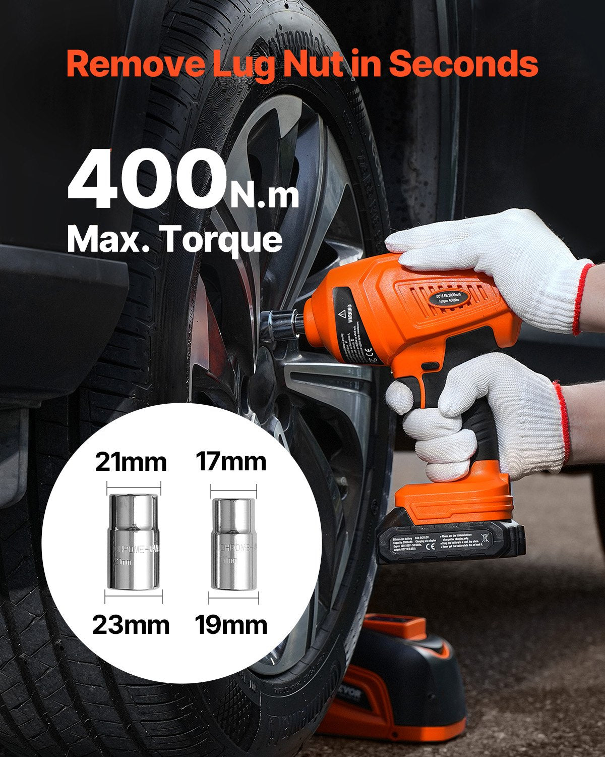 VEVOR Electric Car Jack 5 Tonne Portable Kit with Remote Control