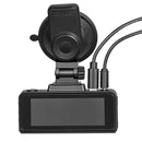VEVOR auto videoreģistrators ar priekšējo un aizmugurējo kameru 4K + 1080p, 64 GB karte komplektā, dubultkanālu kamera ar GPS, G - sensoru, 129°/125° skata leņķi, 80,8 mm skārienekrānu, ciklisko ierakstu un stāvvietas režīmu - ZEMLETES.LV
