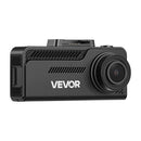 VEVOR auto videoreģistrators priekšējai un aizmugurējai kamerai 4K + 1080p, 32 GB karte komplektā, dubultkanālu kamera ar GPS, G - sensoru, 129°/125° skata leņķi, 80,8 mm ekrānu, ciklisko ierakstu un stāvvietas režīmu - ZEMLETES.LV