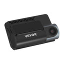VEVOR auto videoreģistrators ar priekšējo un aizmugurējo kameru 4K + 1080p, WiFi lietotnes vadība, dubultkanālu kamera ar GPS, G - sensoru, 123°/125° skata leņķi, 76,2 mm ekrānu, ciklisko ierakstu un stāvvietas režīmu - ZEMLETES.LV
