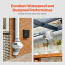 VEVOR 100-114 mm radona samazināšanas ventilaatorid, kluss, 645 m³/h, ūdensizturīgs