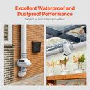 VEVOR 100 mm līdz 114 mm radona samazināšanas inline ventilaatorid, kluss, 322 m³/h