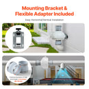 VEVOR 100 mm līdz 114 mm radona samazināšanas inline ventilaatorid, kluss, 322 m³/h