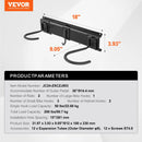 Pie sienas stiprināms veloturētājs 4 velosipēdiem + 2 ķiverēm