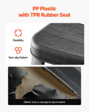 VEVOR mehāniķa krēsls, rullējošs darbnīcas krēsls, 136 kg kravnesība ar riteņiem un instrumentu paliktni