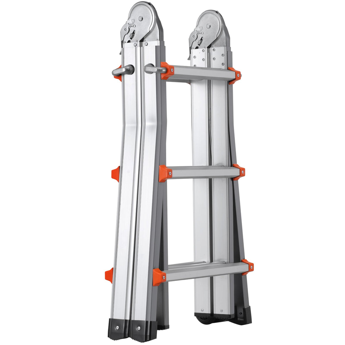 VEVOR Telescopic A-Frame Ladder, 3 m, Extendable, Multi-Purpose for Home Tasks, 150 kg Load Capacity