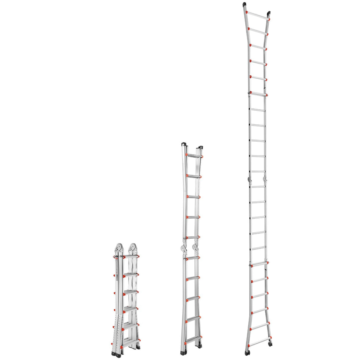 VEVOR Telescopic A-Frame Ladder, 6 m, Extendable, Multi-Purpose for Home Tasks, 150 kg Load Capacity