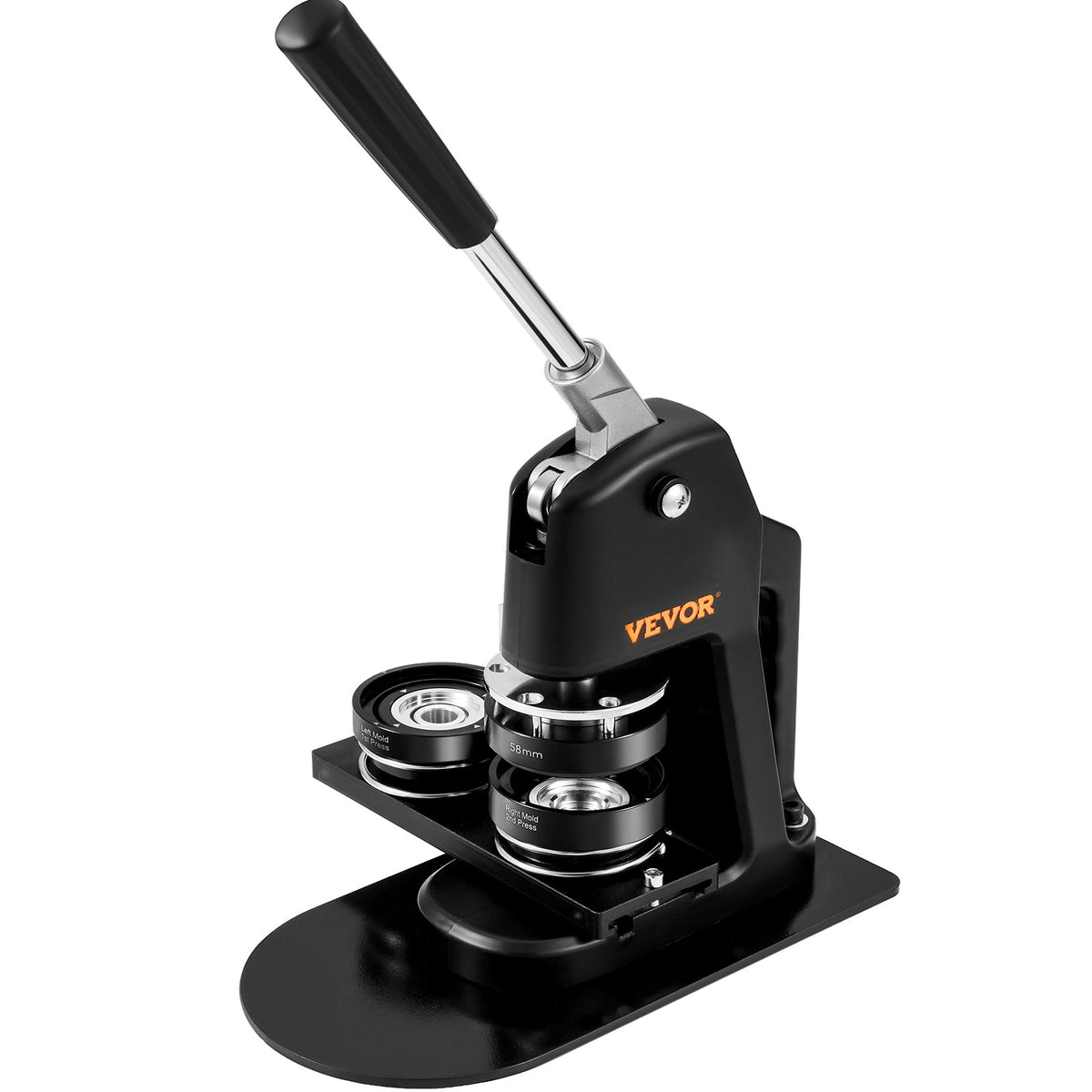 VEVOR 2-in-1 Button Press, 32 + 58 mm, Badge Press Kit