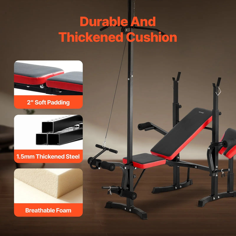 Regulējams treniņu sols vēdera preses un spēka vingrinājumiem mājas sporta zālei