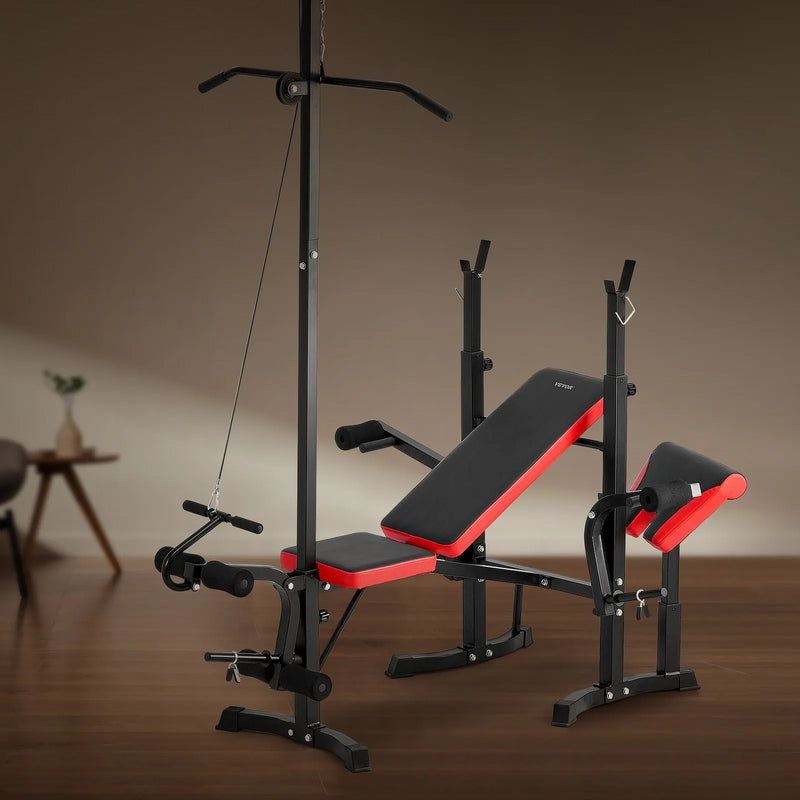 Regulējams treniņu sols vēdera preses un spēka vingrinājumiem mājas sporta zālei