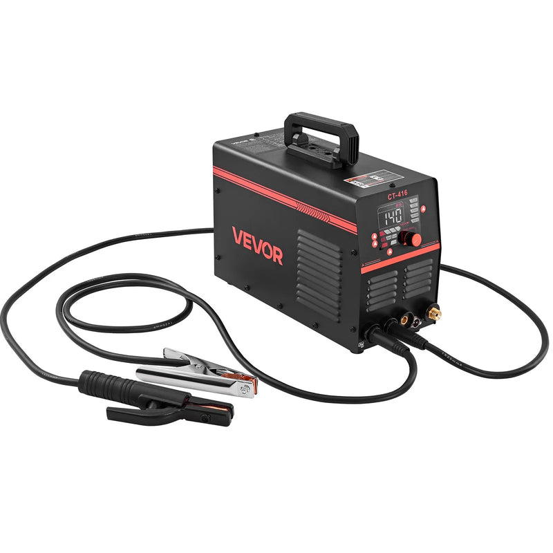 VEVOR 3-in-1 plazmas griezējs un metināšanas iekārta – CUT/TIG/MMA, 50 A plazmas griešanas iekārta un 200 A TIG/MMA metinātājs, LED digitālais displejs ar 2T/4T/PA/PT funkcijām, mājas remontam un darbnīcām, 220 V