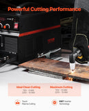 VEVOR 3-in-1 plazmas griezējs-metāla metinātājs CT-520E TIG/MMA plazmas griezējs, 110/220 V
