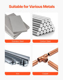 VEVOR 3-in-1 plazmas griezējs-metāla metinātājs CT-520E TIG/MMA plazmas griezējs, 110/220 V