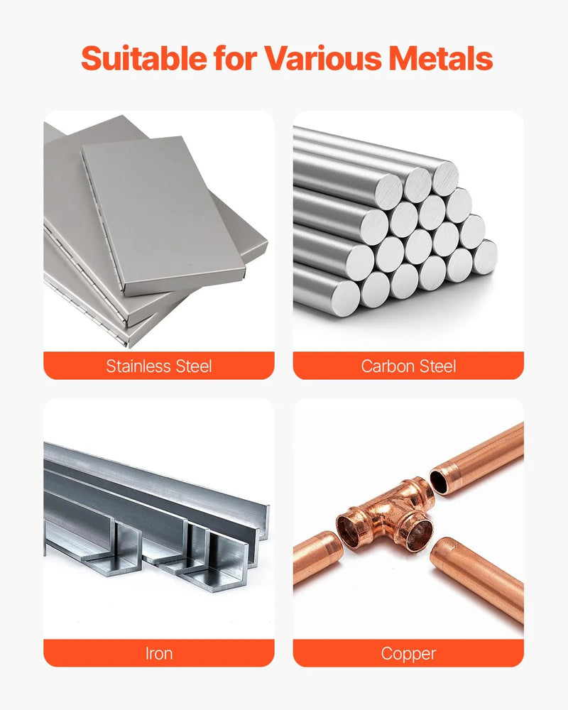 VEVOR 3-in-1 plazmas griezējs-metāla metinātājs CT-520E TIG/MMA plazmas griezējs, 110/220 V