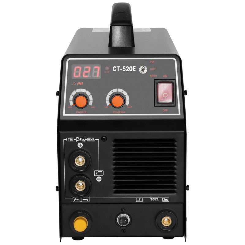 VEVOR 3-in-1 plazmas griezējs-metāla metinātājs CT-520E TIG/MMA plazmas griezējs, 110/220 V