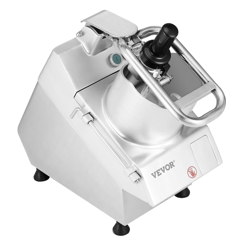 VEVOR pārtikas smalcinātājs un dārzeņu griezējs ar 6 asmeņiem, pārtikas kvalitātes nerūsējošais tērauds