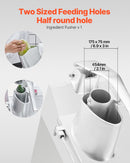 VEVOR pārtikas smalcinātājs un dārzeņu griezējs ar 6 asmeņiem, pārtikas kvalitātes nerūsējošais tērauds