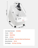 VEVOR pārtikas smalcinātājs un dārzeņu griezējs ar 6 asmeņiem, pārtikas kvalitātes nerūsējošais tērauds