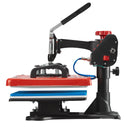 VEVOR 30x38 cm 10-in-1 termoprese, 1000 W daudzfunkcionāla termopreses iekārta ar 360° rotāciju, T-kreklu, krūžu, cepuru un pildspalvu sublimācijas prese