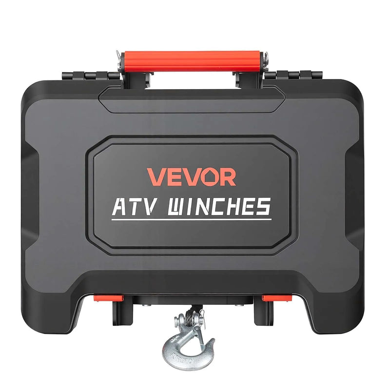 VEVOR pārnēsājama elektriskā vinča 2041 kg, 12 V DC, ar sintētisko trosi, bezvadu un vadu tālvadību, atgūšanas komplektu, ATV/UTV bezceļiem