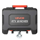 VEVOR pārnēsājama elektriskā vinča 2041 kg, 12 V DC, ar sintētisko trosi, bezvadu un vadu tālvadību, atgūšanas komplektu, ATV/UTV bezceļiem