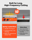 VEVOR manuālais flīžu griezējs 1200 mm, atsperota pamatne, regulējama leņķa vadotne, volframa karbīda griešanas ritenis, precīza izlīdzināšanas vadotne, piemērots DIY un profesionāļiem, keramikas, grīdas un sienu flīzēm - ZEMLETES.LV