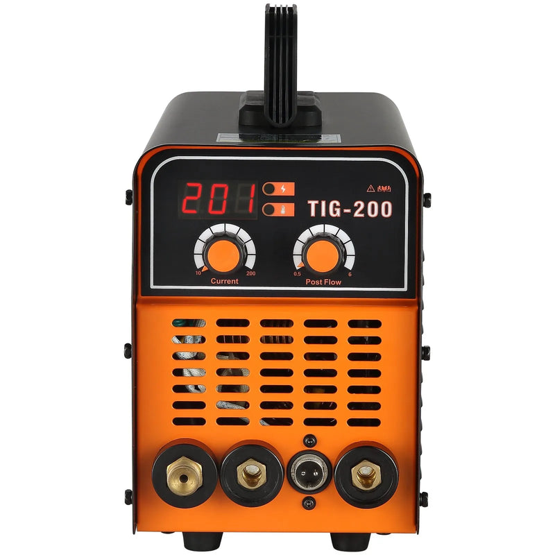 VEVOR TIG-200C, 200 A TIG/MMA ARC 2-vienā metināšanas iekārta ar HF IGBT līdzstrāvas inverteri, piemērota tērauda, titāna un vara sakausējumu metināšanai