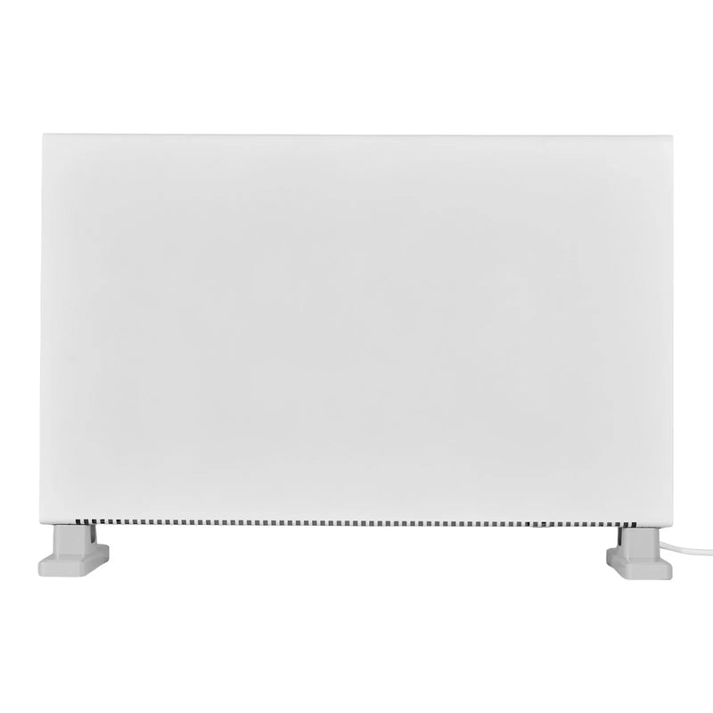 Konvekcijas paneļu sildītājs 2000 W, elektriskais telpu sildītājs ar tālvadības pulti un skārienvadību, 3 režīmi, 24 h taimeris, novietojams uz statīva vai stiprināms pie sienas, ar aizsardzību pret apgāšanos un pārkaršanu, mājai un birojam