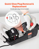 8V kvēlsveces remonta komplekts ar izsmidzināšanas sietiņu, saderīgs ar 2-8 kW dīzeļgaisa sildītājiem automašīnām un kravas auto