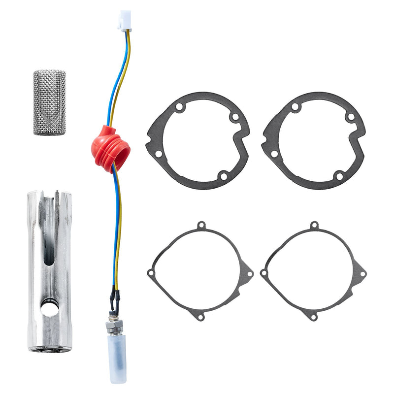 8V kvēlsveces remonta komplekts ar izsmidzināšanas sietiņu, saderīgs ar 2-8 kW dīzeļgaisa sildītājiem automašīnām un kravas auto