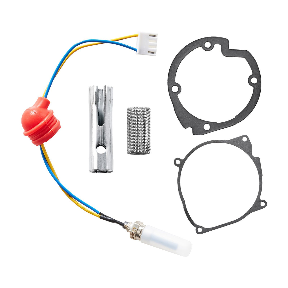 8V Glow Plug Repair Kit for Diesel Heater with Ignition Plug and Atomizing Mesh, Compatible with 2 kW / 5 kW / 8 kW Diesel Air Heater Models for Cars, Trucks and Boats