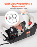 8V kvēlsveces remonta komplekts dīzeļa apsildes ierīcei ar aizdedzes spraudni un atomizācijas sietu, saderīgs ar 2 kW / 5 kW / 8 kW dīzeļa gaisa sildītāju modeļiem automašīnām, kravas auto un laivām