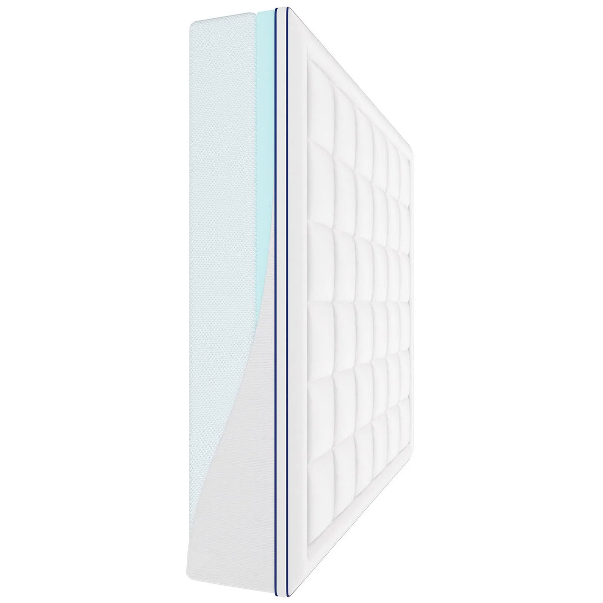 VEVOR matrača virsmatracis King izmērs 1930 x 2032 x 101,6 mm ar atmiņas putām un šķiedru pildījumu 101,6 mm biezums - ZEMLETES.LV