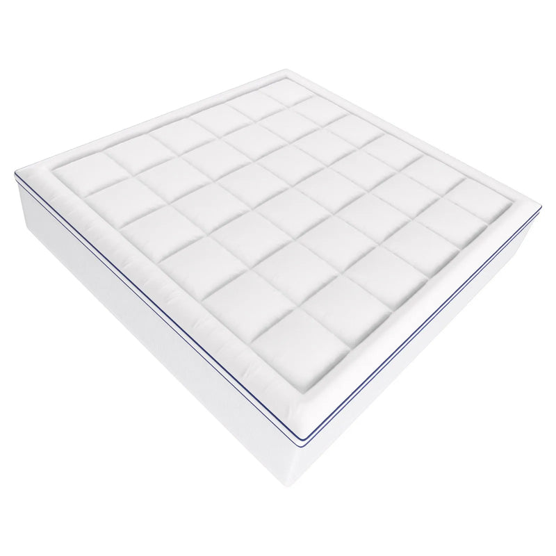 VEVOR matrača virsmatracis King izmērs 1930 x 2032 x 101,6 mm ar atmiņas putām un šķiedru pildījumu 101,6 mm biezums - ZEMLETES.LV